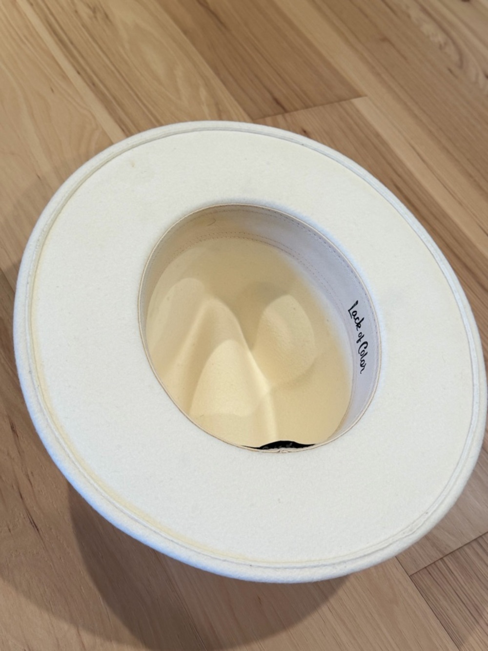 Lack Of Color Ivory Wool Cowboy Hat - Picture 8 of 10